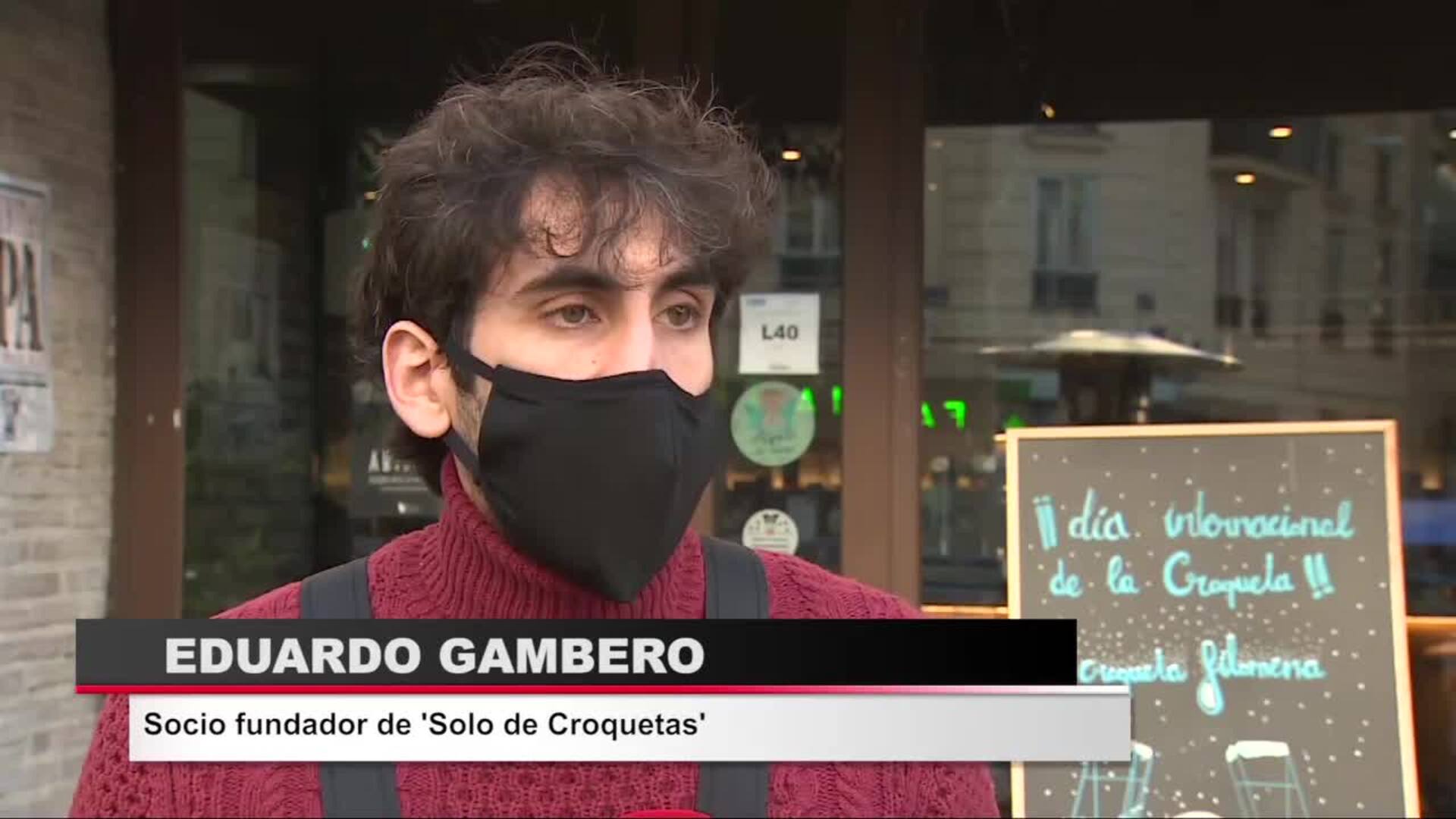 &#039;Filomena&#039; protagoniza en Madrid el Día Internacional de la Croqueta