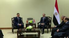Pedro Sánchez se reúne con presidente de Egipto, Abdel Fatah al Sisi