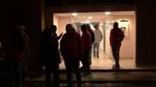 Cuatro personas heridas tras una explosión pirotécnica en una falla de València