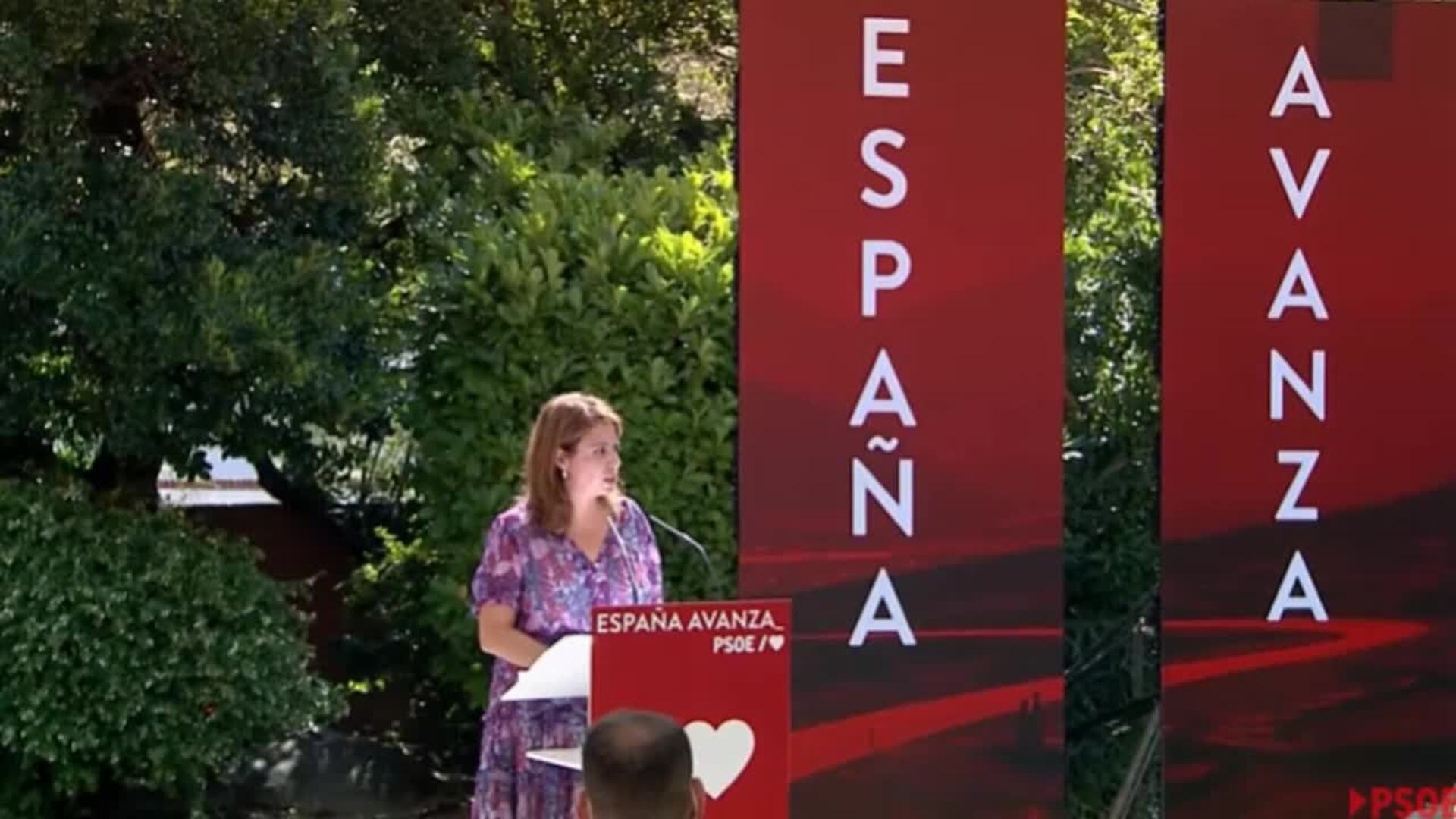 Adriana Lastra califica a Pablo Casado de &quot;cenizo&quot;