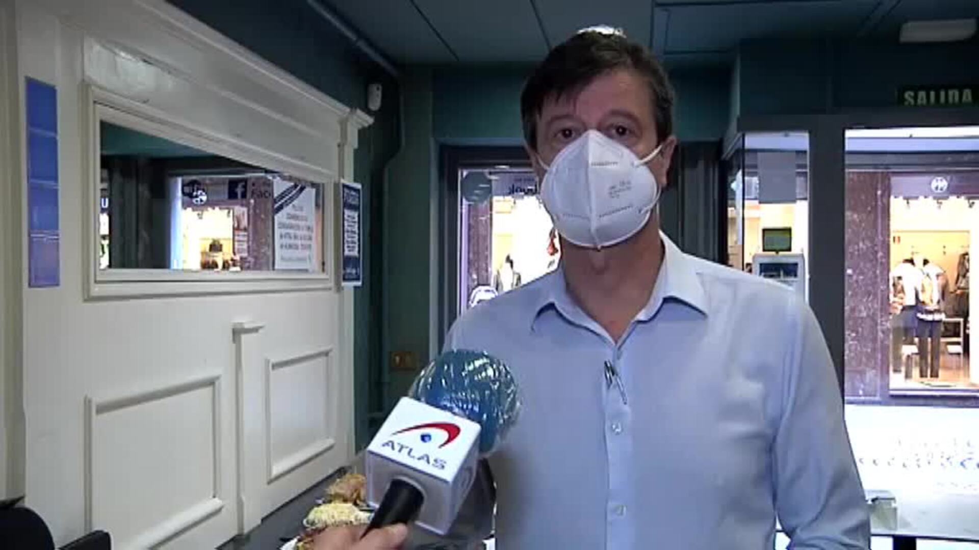 Triste imagen de San Sebastián sin su tradicional poteo