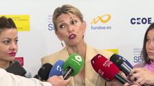 Yolanda Díaz, sobre el procesamiento del hermano de Sánchez: "No entro en causas judiciales"