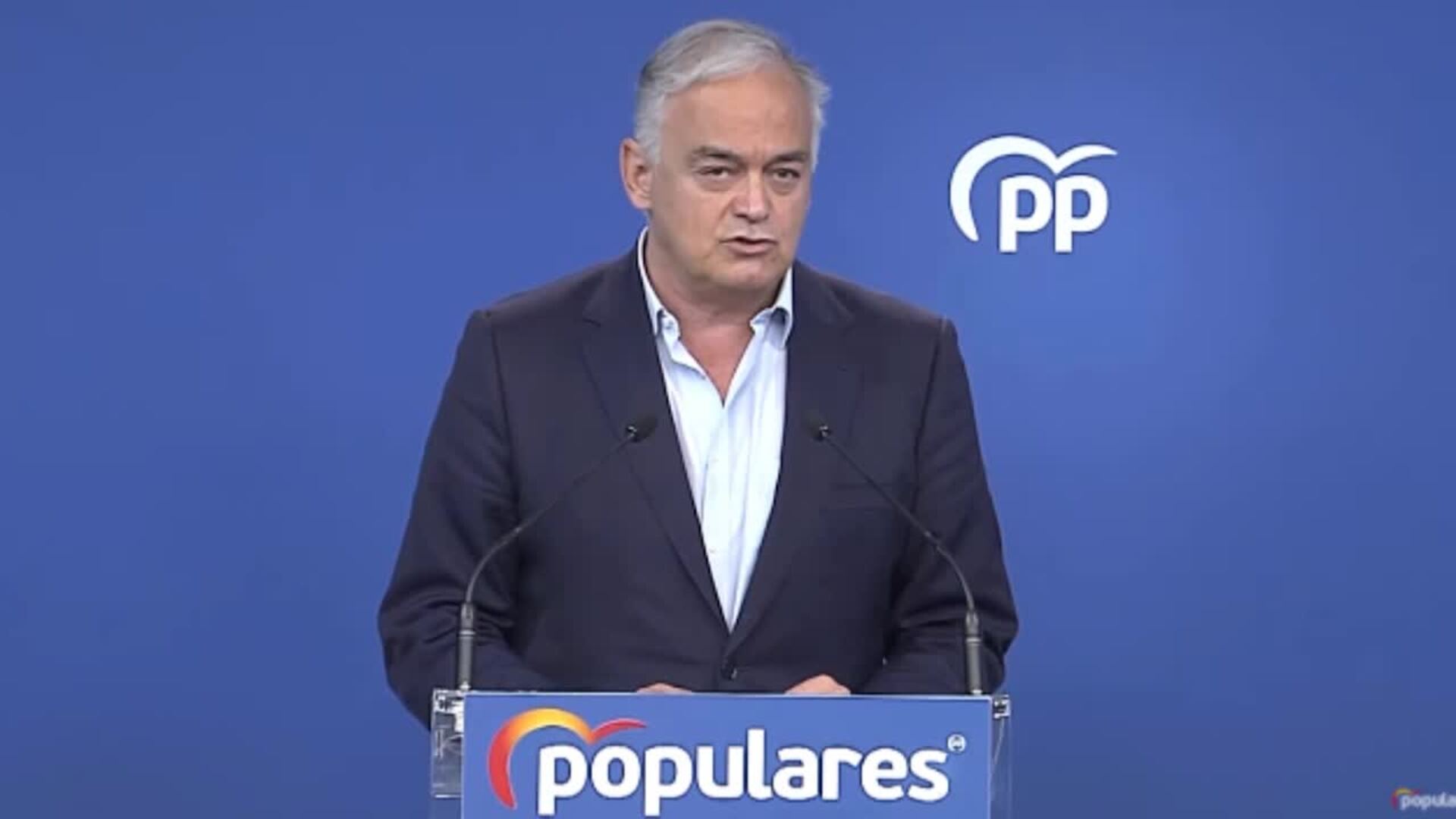 Pons anuncia a Feijóo como único candidato a presidir el PP