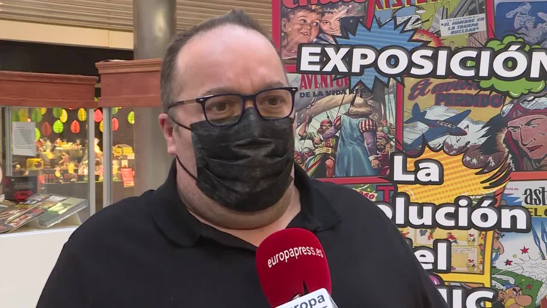Expositor de cómics en Madrid afirma que su difusión &quot;cada vez está mejor&quot;