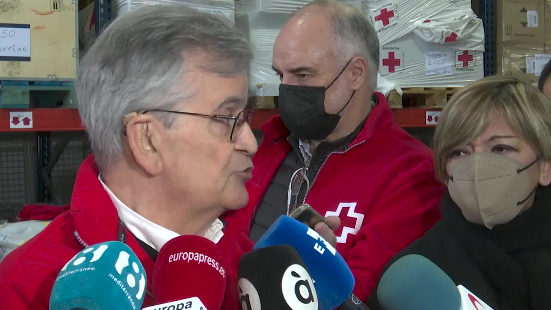 Cruz Roja envía desde Valencia material para atender la emergencia en Ucrania