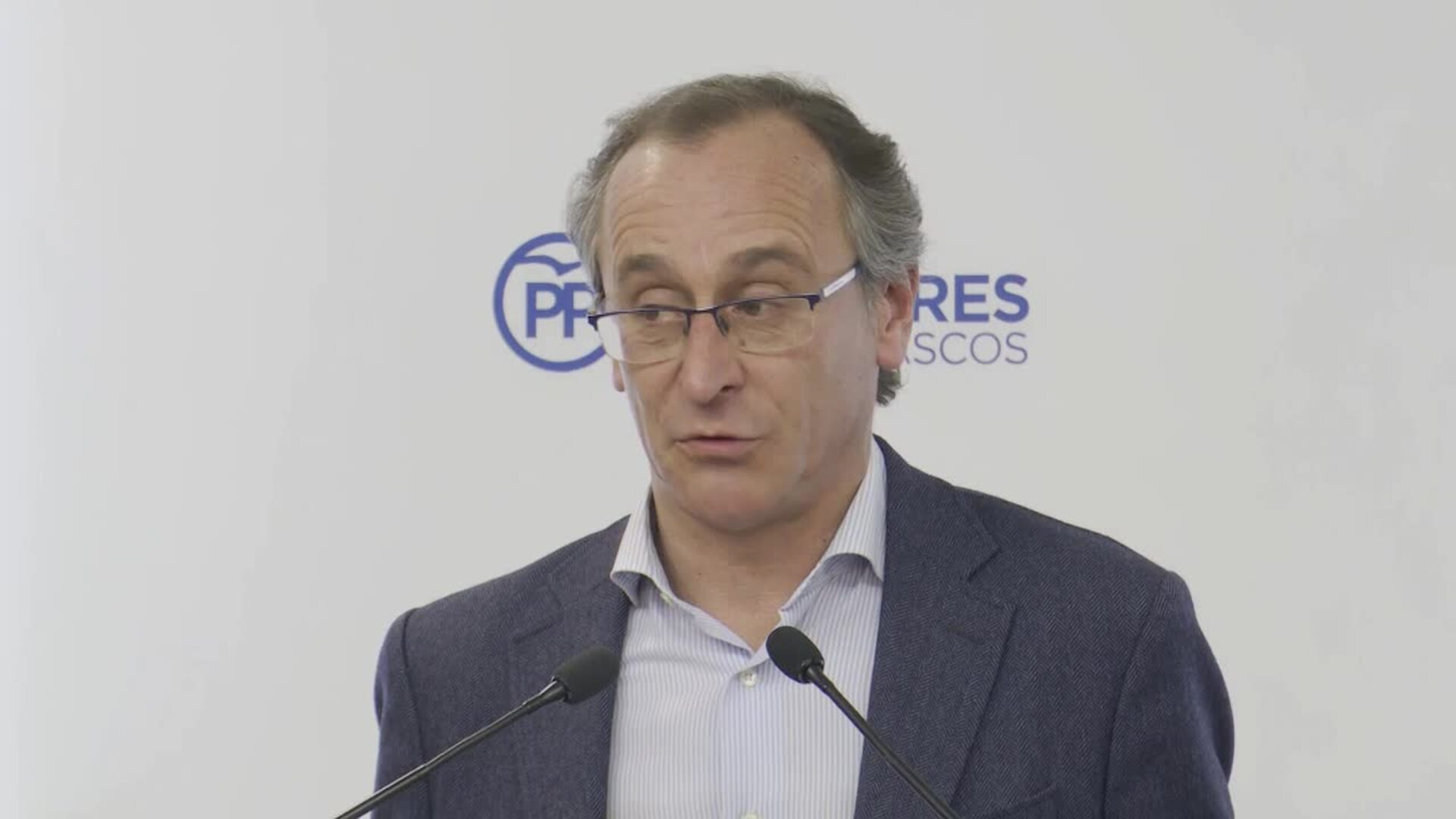 Alfonso Alonso dimite como presidente del PP vasco