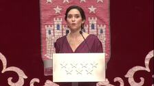 Ayuso llama a la unión de los españoles frente a la "dictadura de las minorías"