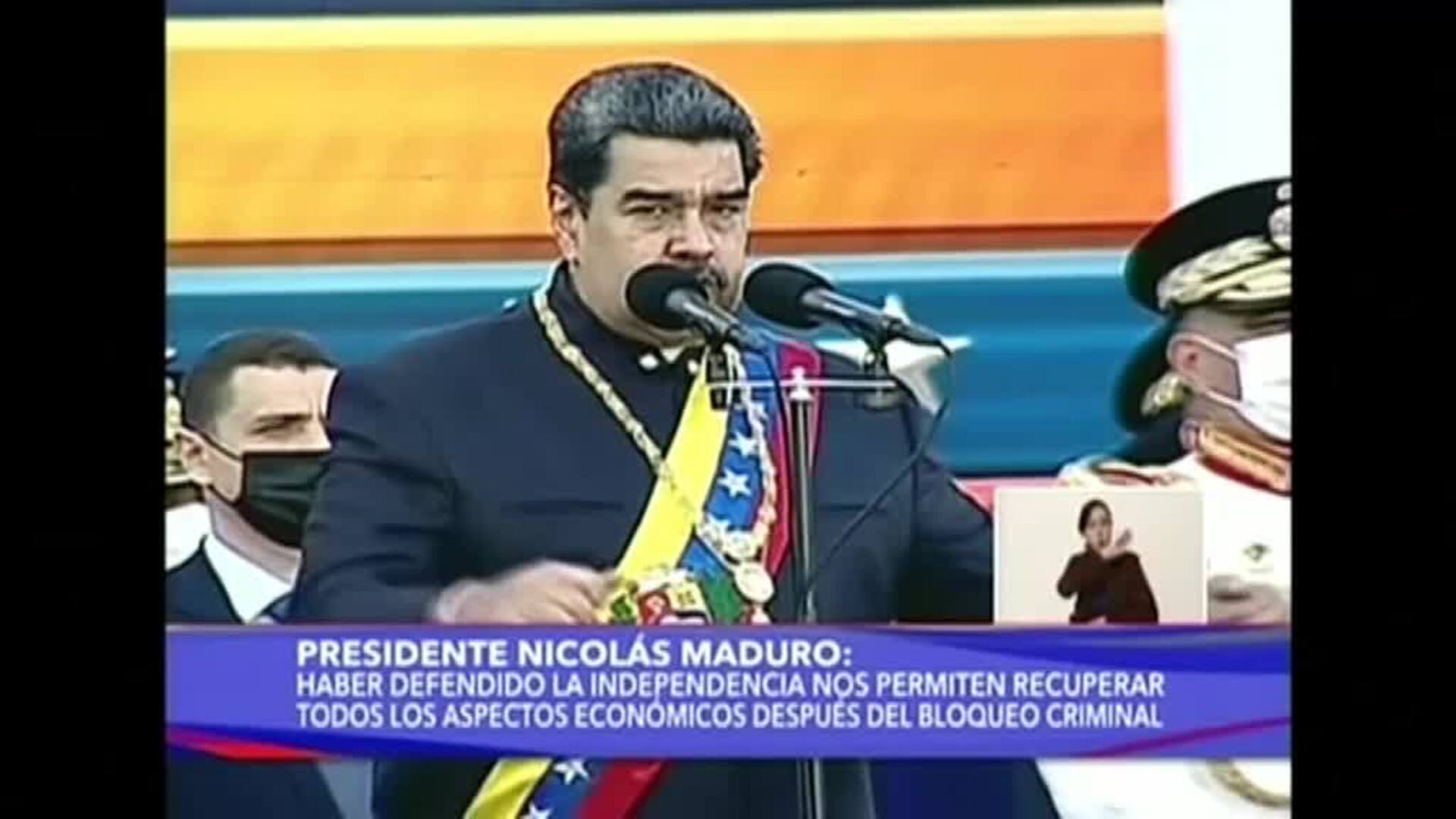 Maduro asegura que Venezuela está en el camino de la recuperación