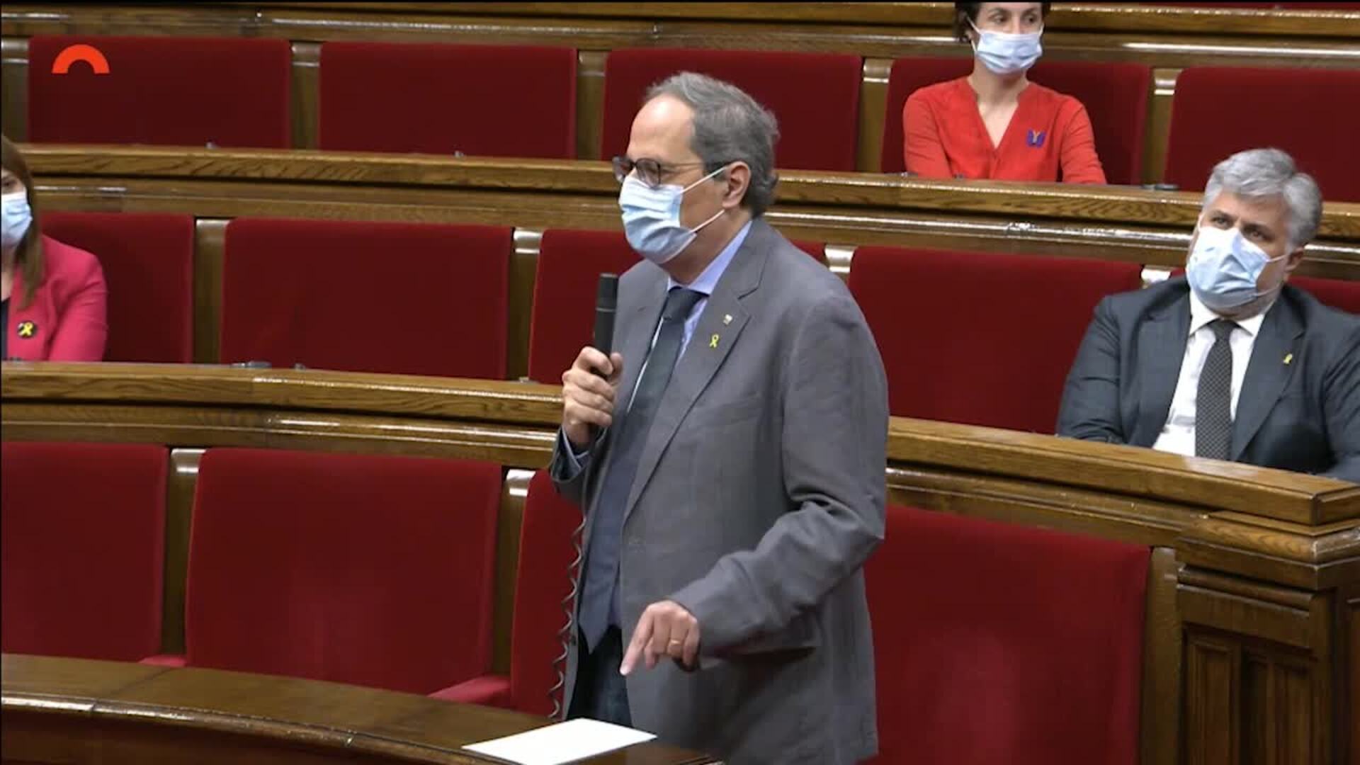 Torra asegura que Borràs no tendrá un juicio justo