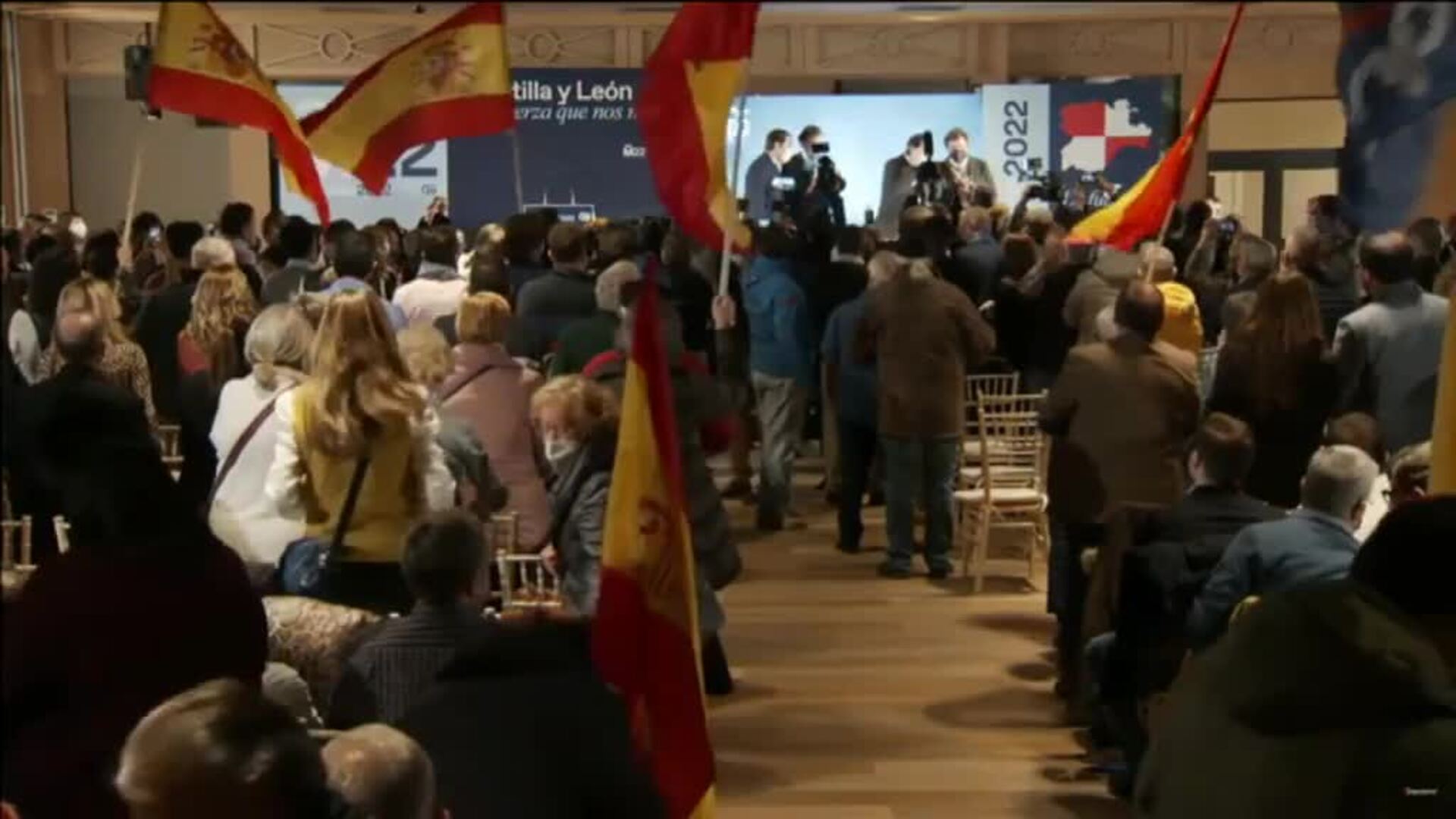 Rajoy: &quot;El PP es el único partido moderado que está en condiciones de gobernar en Castilla y León&quot;