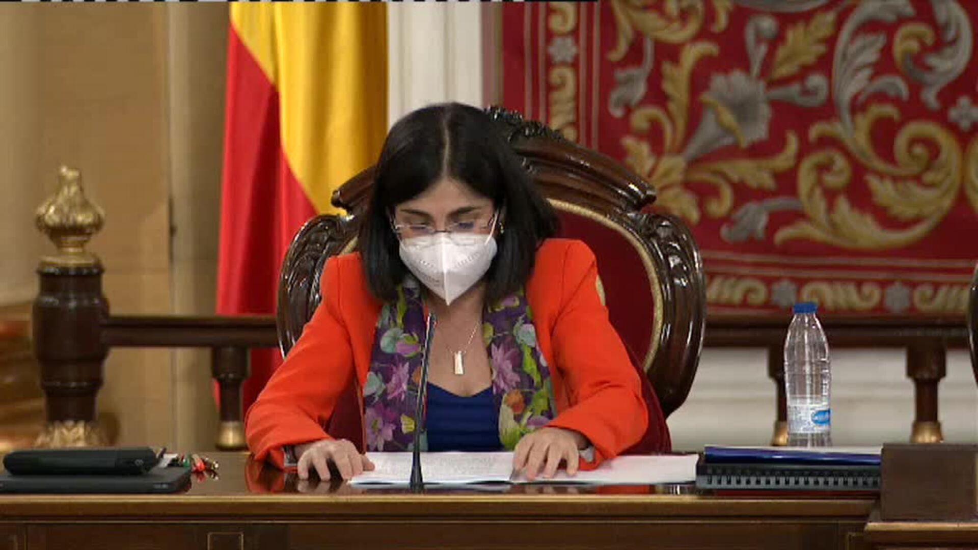 Darias: &quot;Hoy son más las personas inmunizadas que el número de personas con contagio notificado&quot;