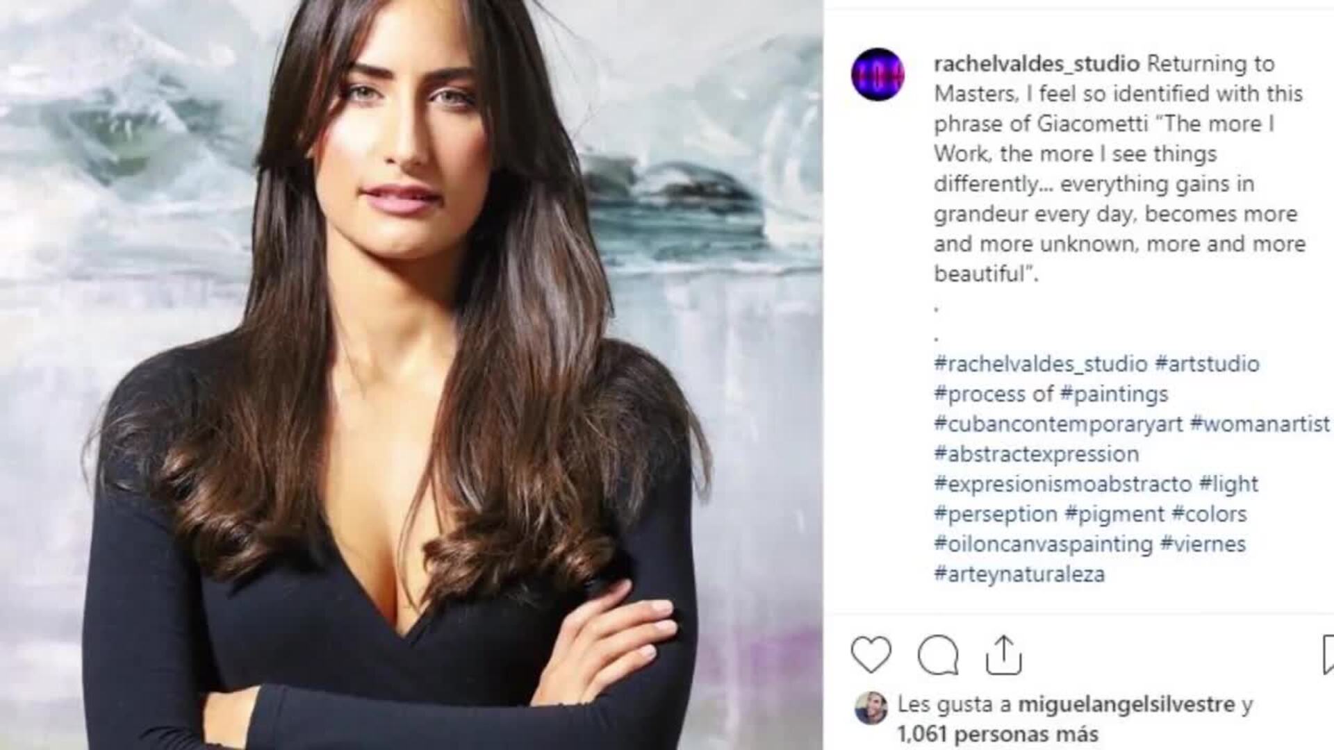 Alejandro Sanz y Rachel Valdés, fotografiados juntos