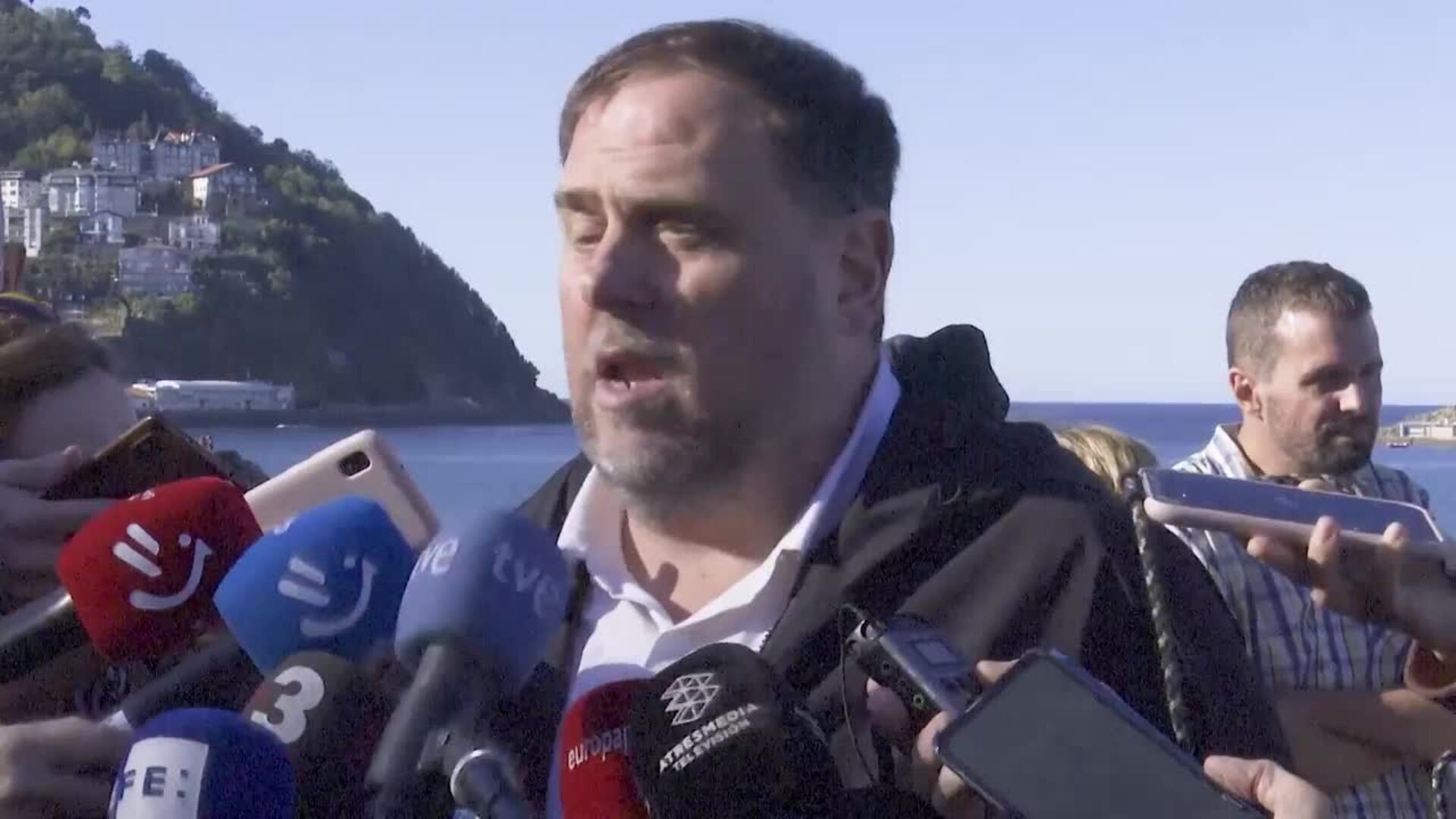 Junqueras califica de &quot;valiente y sincera&quot; la declaración de Bildu &quot;en el camino de la paz&quot;