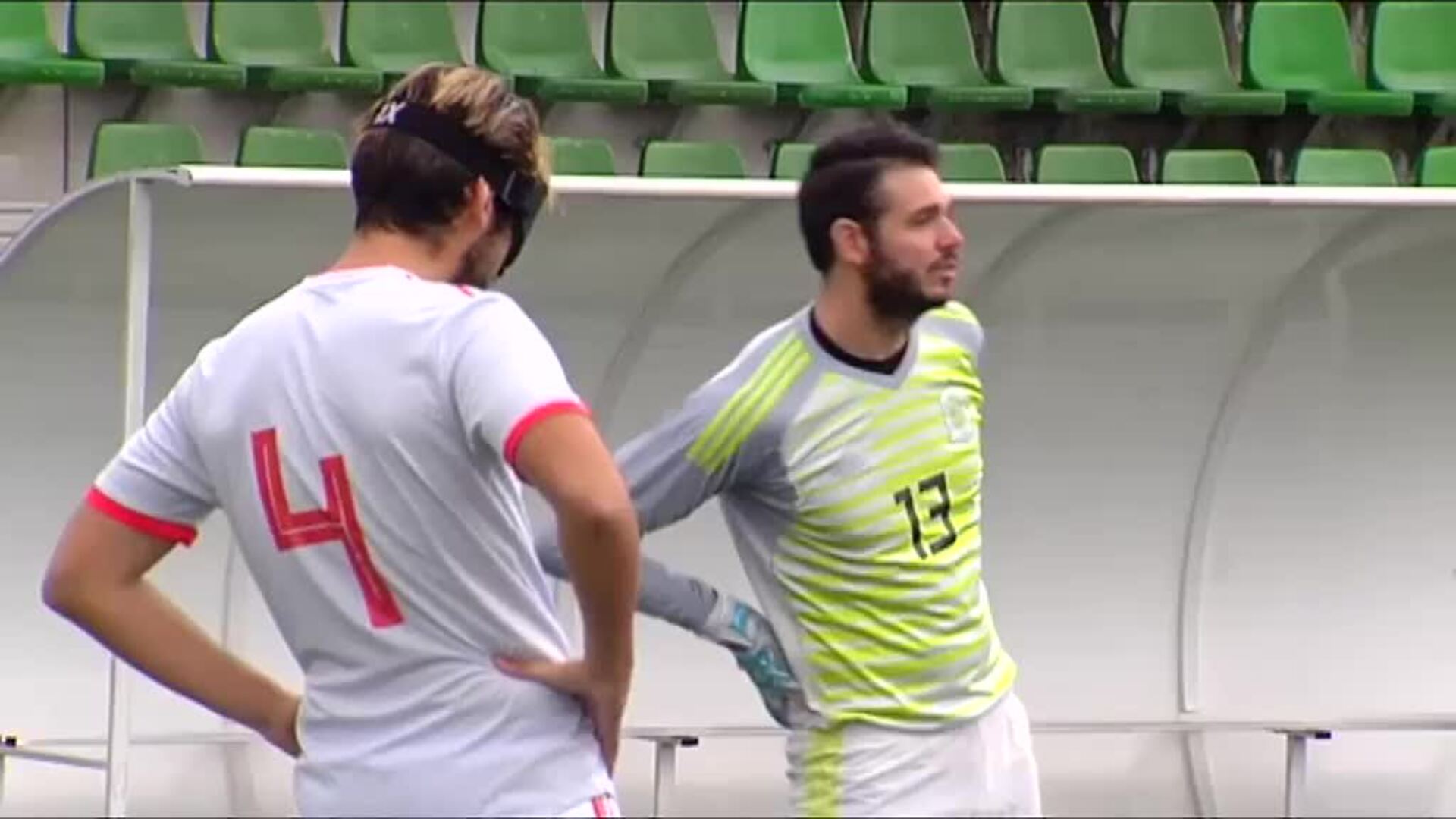 Encuentro de la selección española de fútbol para ciegos