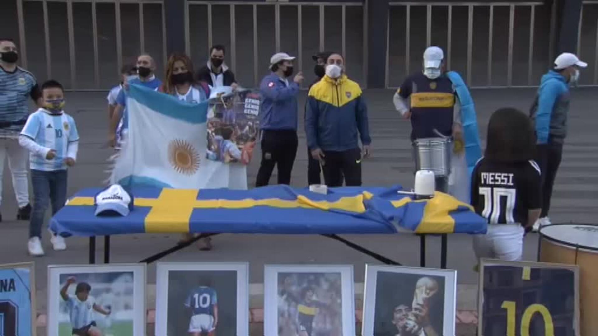 Bilbao también homenajea a Maradona