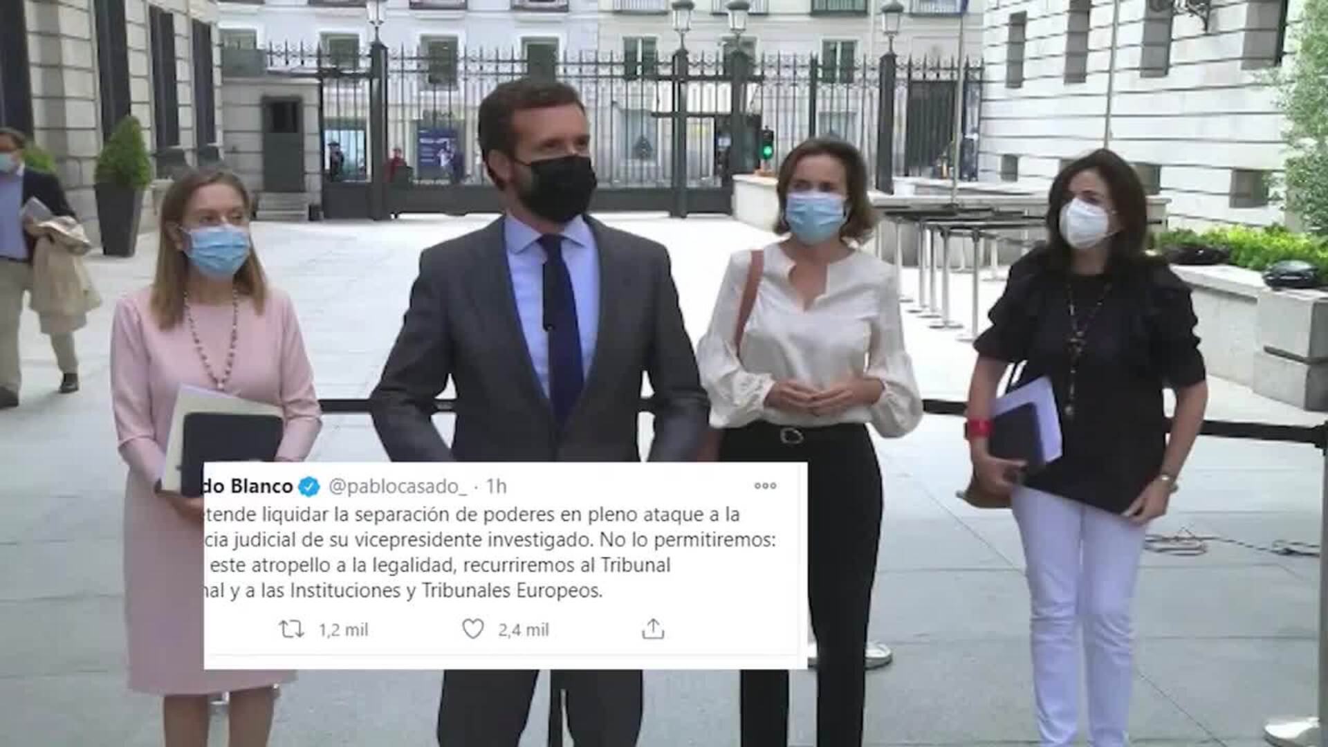 PSOE y Podemos plantean su reforma del CGPJ, que recurrirá la oposición