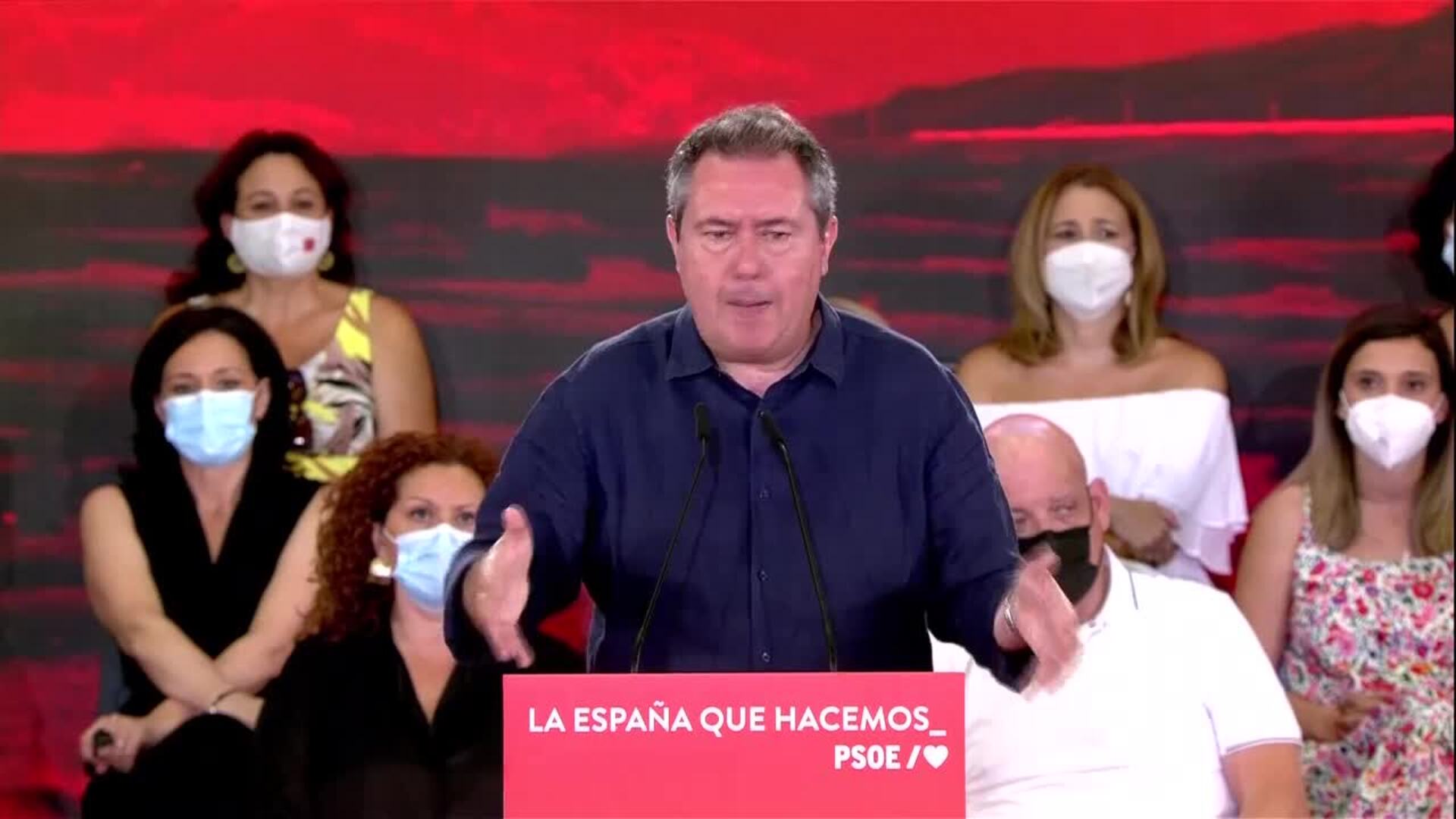 Espadas se compromete al &quot;mayor proceso de participación&quot; en el PSOE-A