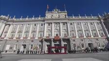 Honores militares en el Palacio Real para el presidente de Italia