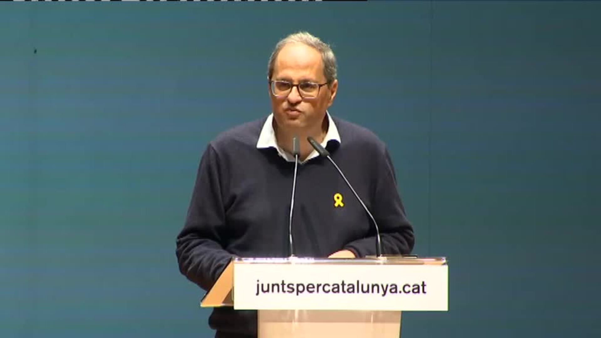 Torra y Puigdemont piden una respuesta &quot;unitaria, pacífica y sin miedo&quot; a la sentencia del &#039;procés&#039;