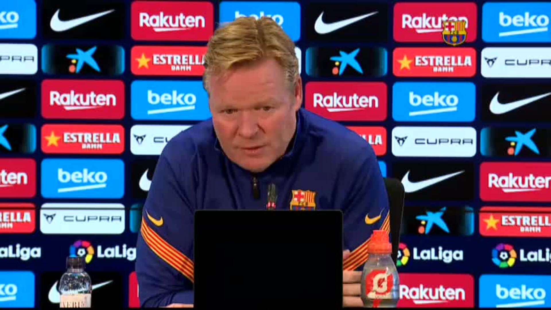 Koeman: &quot;Queremos tener aquí a Eric García pero para el club económicamente es complicado&quot;