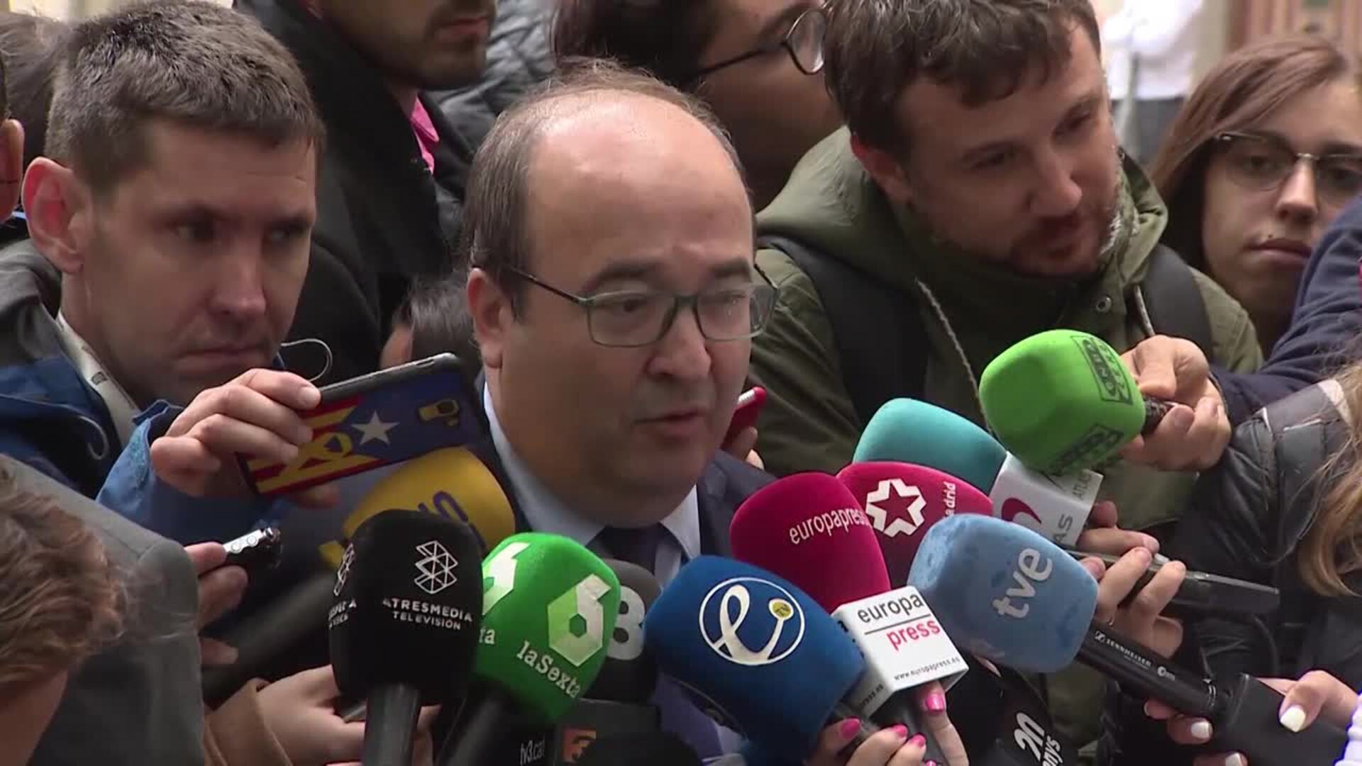 Iceta pide que la sentencia no impida volver a la política