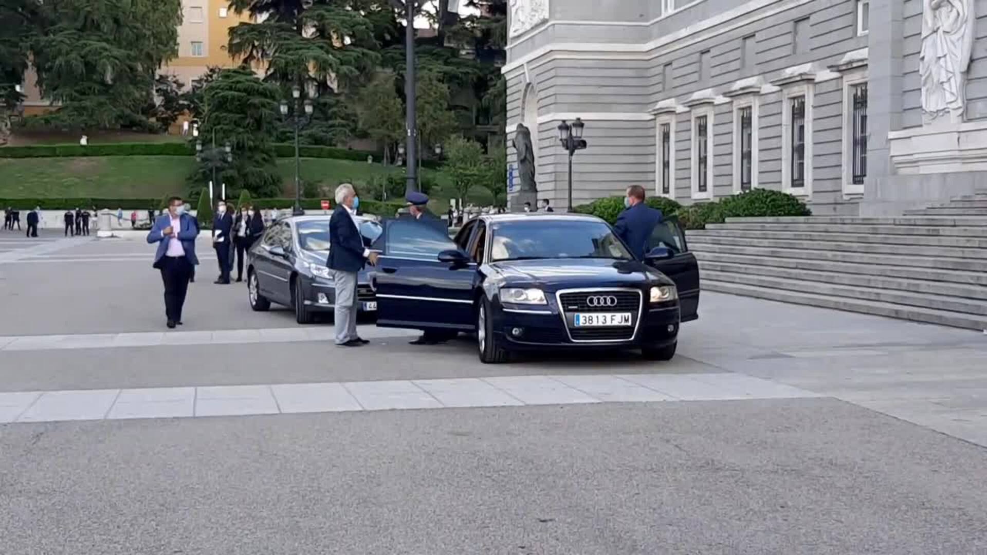 Batet y Villarroya llegan al funeral por víctimas de Covid-19