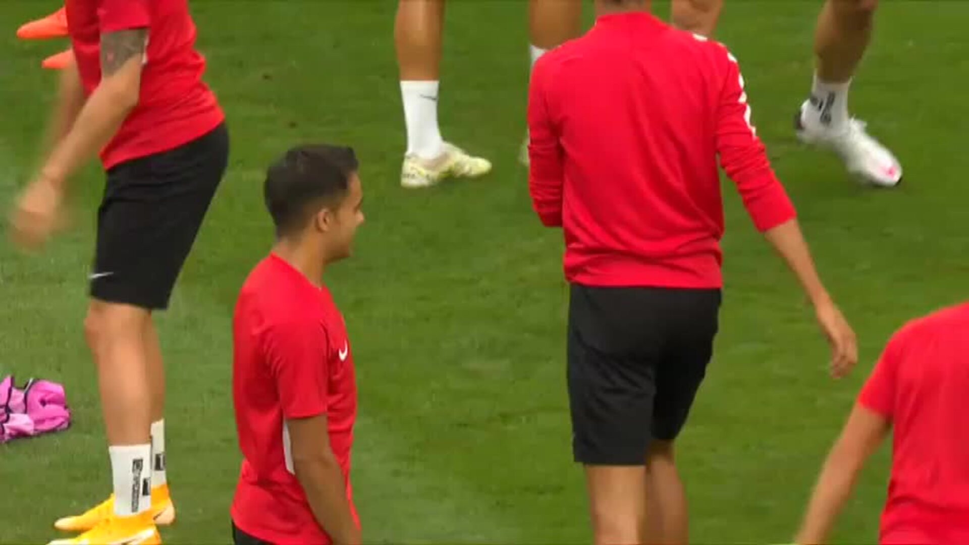 El Sevilla prepara la final de la Europa League en Colonia (Alemania)