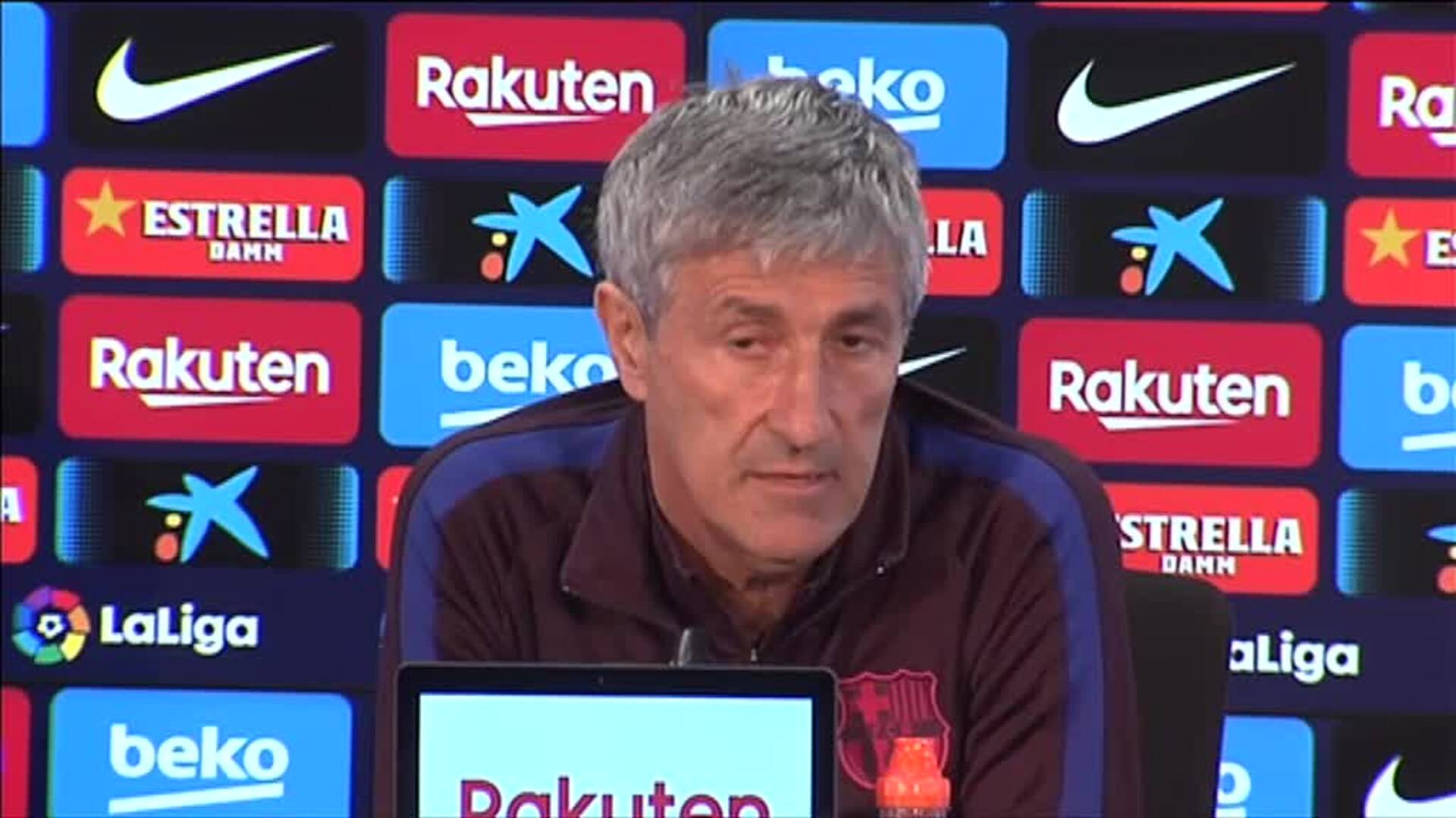 Setién: &quot;Para el Madrid este partido es más importante que para nosotros&quot;