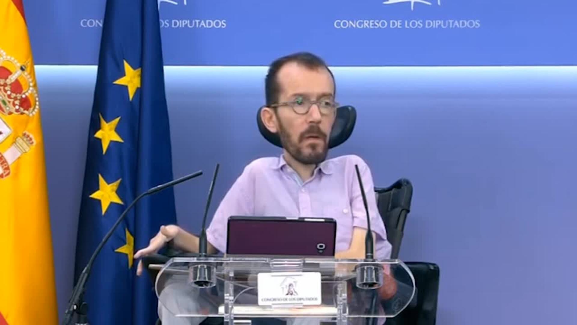 Unidas Podemos cree que &quot;hay gente que no puede esperar meses&quot; al ingreso mínimo