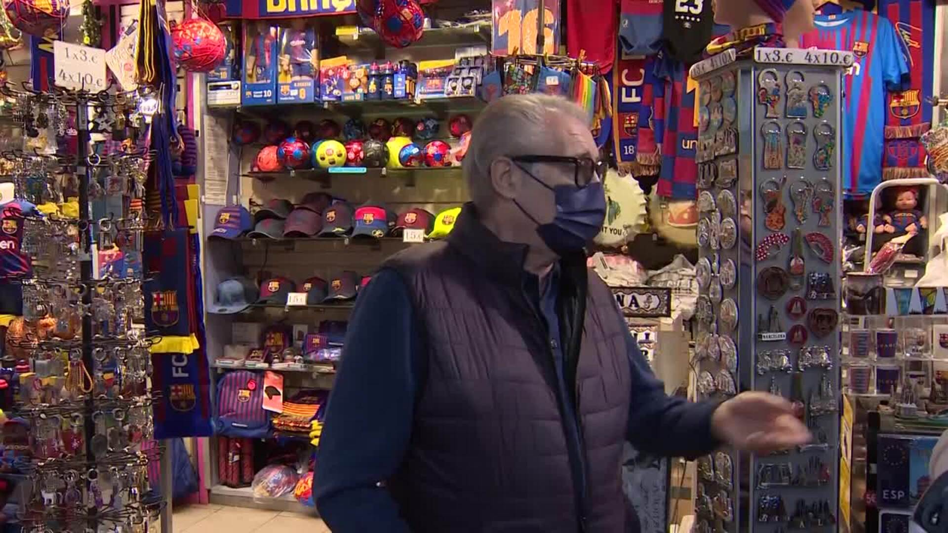 José Cuenca, propietario en las Ramblas: &quot;No quiero pensar en el día que desaparezcamos de aquí&quot;