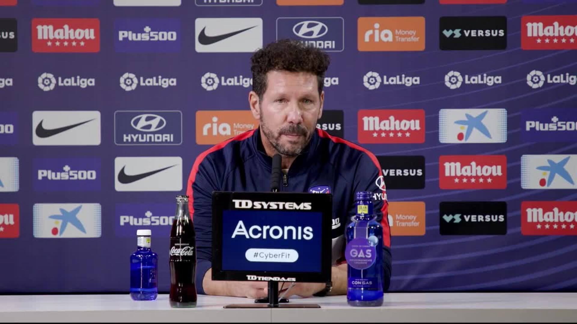 Simeone: &quot;En Suárez encontré ilusión y ganas de estar aquí&quot;