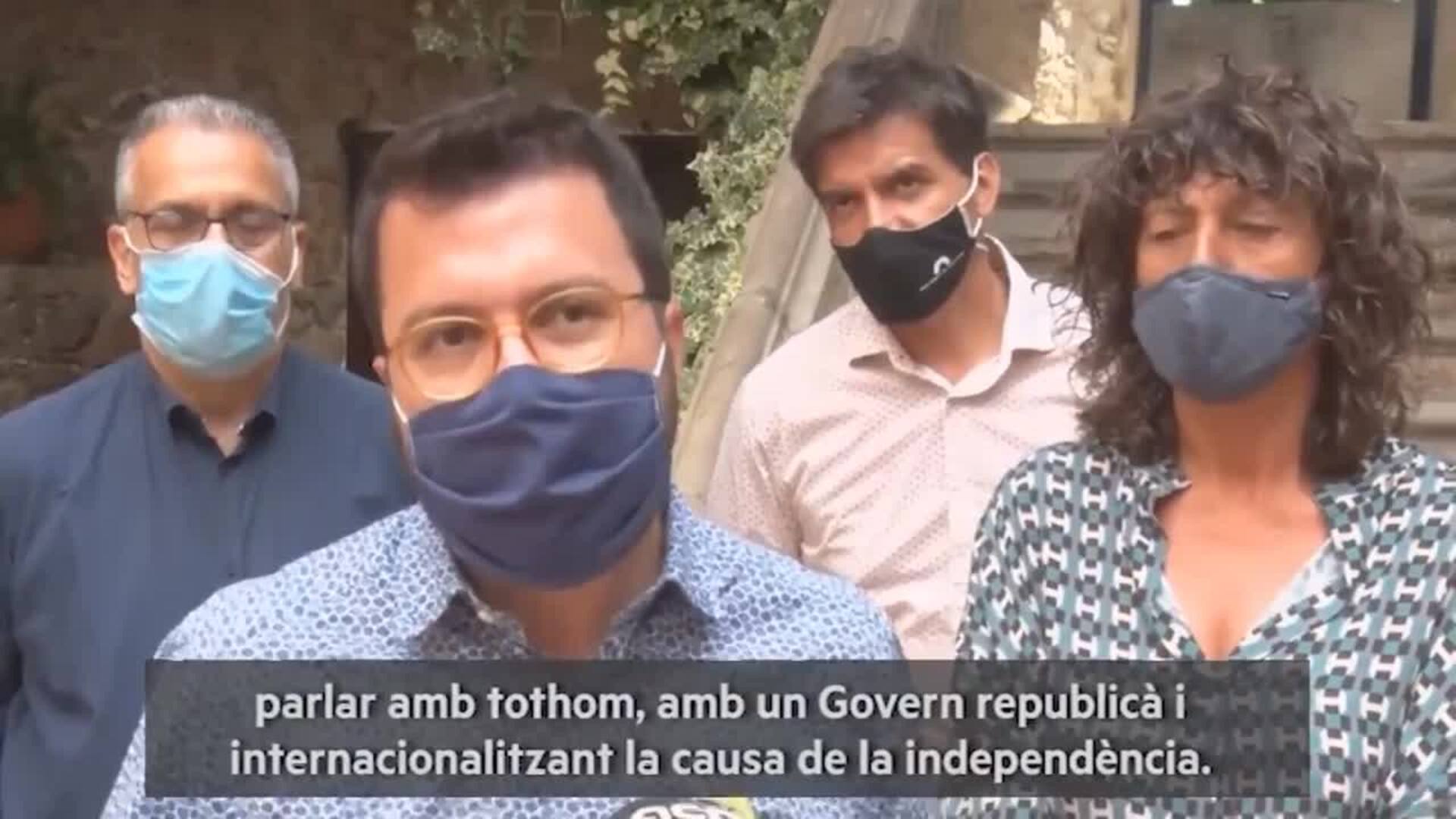 Pere Aragonès: &quot;Hay que forzar la negociación con el Estado&quot;