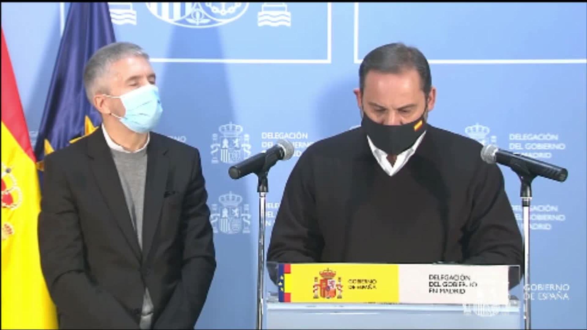 Ábalos anuncia la apertura de Barajas para salidas