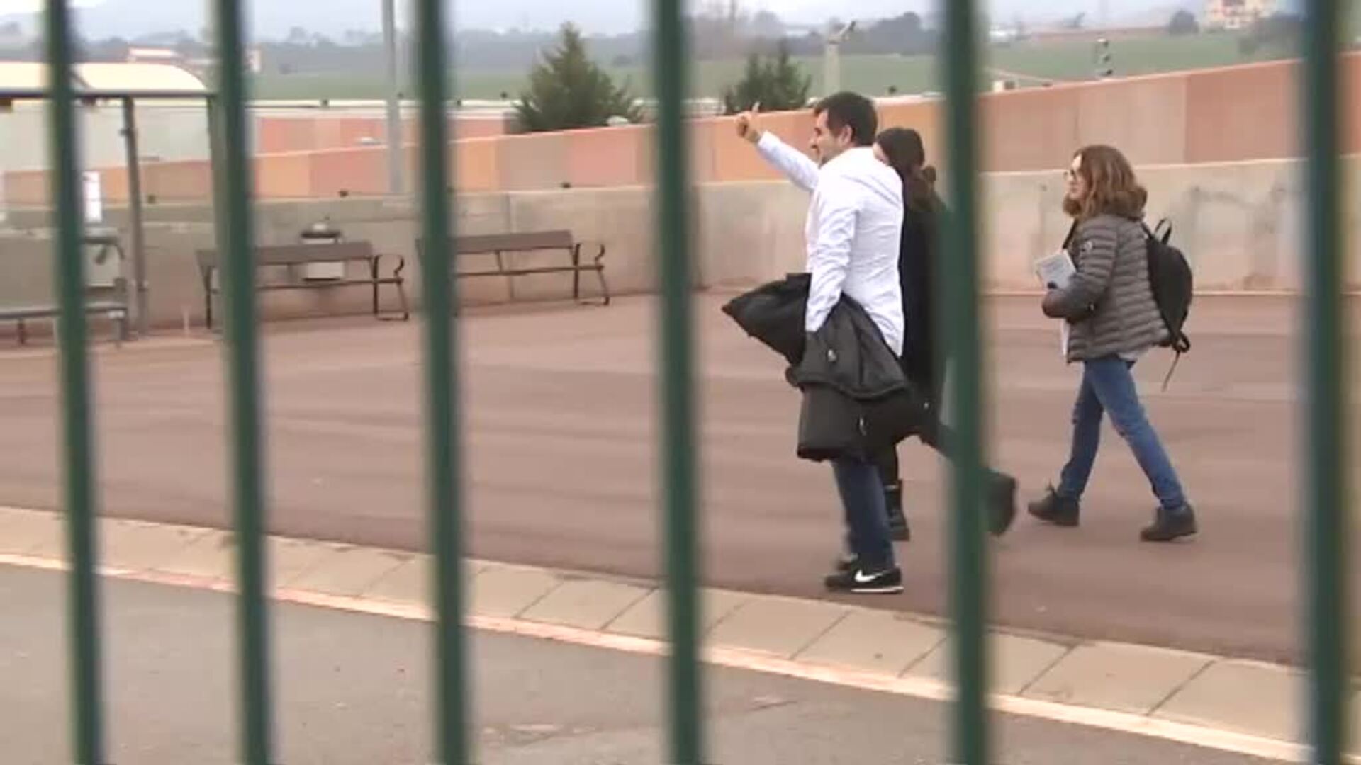 Jordi Sánchez sale de Lledoners para disfrutar de su primer permiso penitenciario