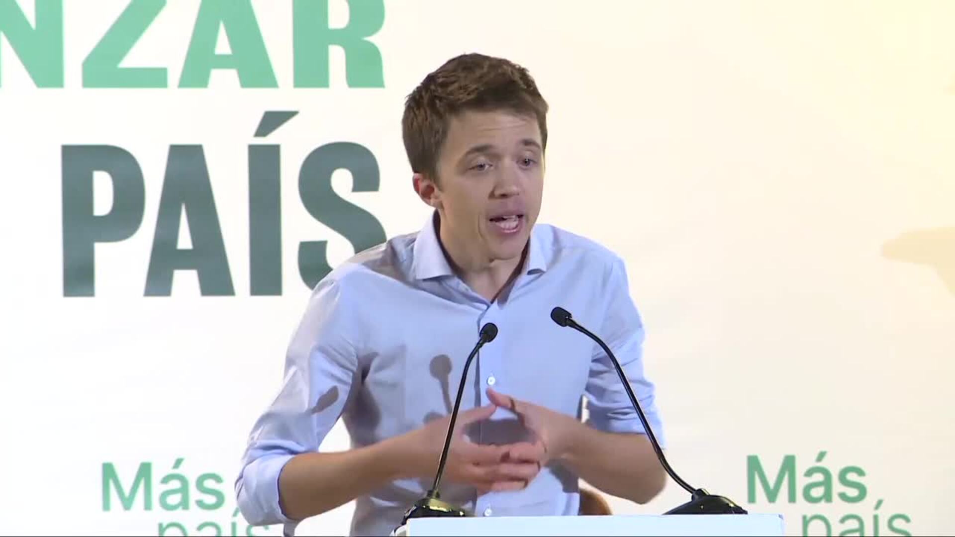 Errejón apela a &quot;votar diferente&quot; para que &quot;suceda algo diferente&quot;