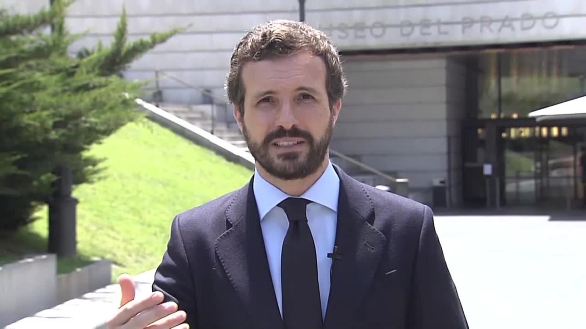 Casado destaca la &quot;labor esencial&quot; de Felipe VI en defensa de la unidad nacional
