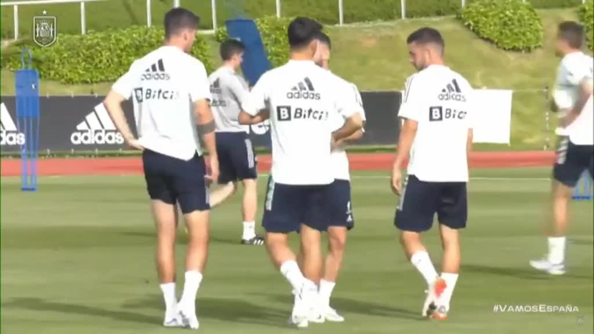 La Roja ya se entrena en Las Rozas