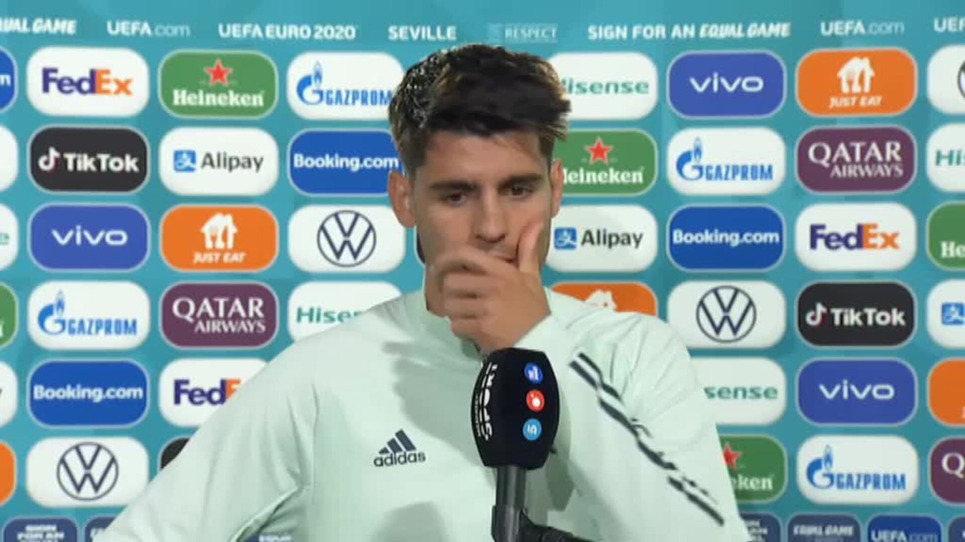 Álvaro Morata, sobre las críticas: &quot;La gente que diga lo que quiera, estamos en un país que opinar es gratis&quot;