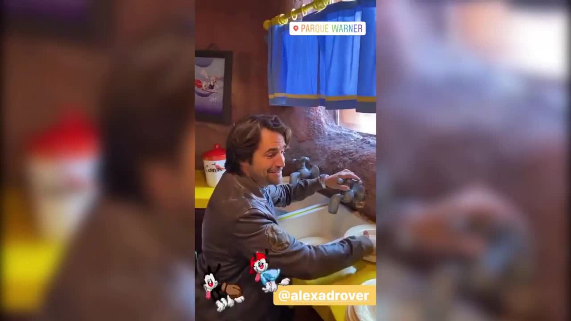 Patricia Montero y Alex Adrove pasan el día en la Warner