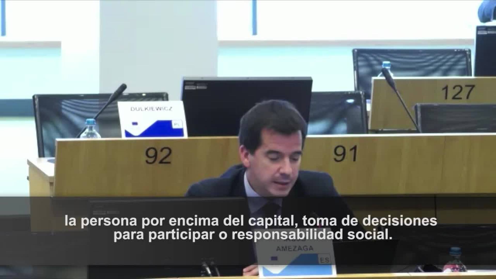 Mikel Irujo afirma que la economía social es clave para el desarrollo europeo