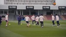 De Jong se entrena con normalidad; Fermín ultima su recuperación