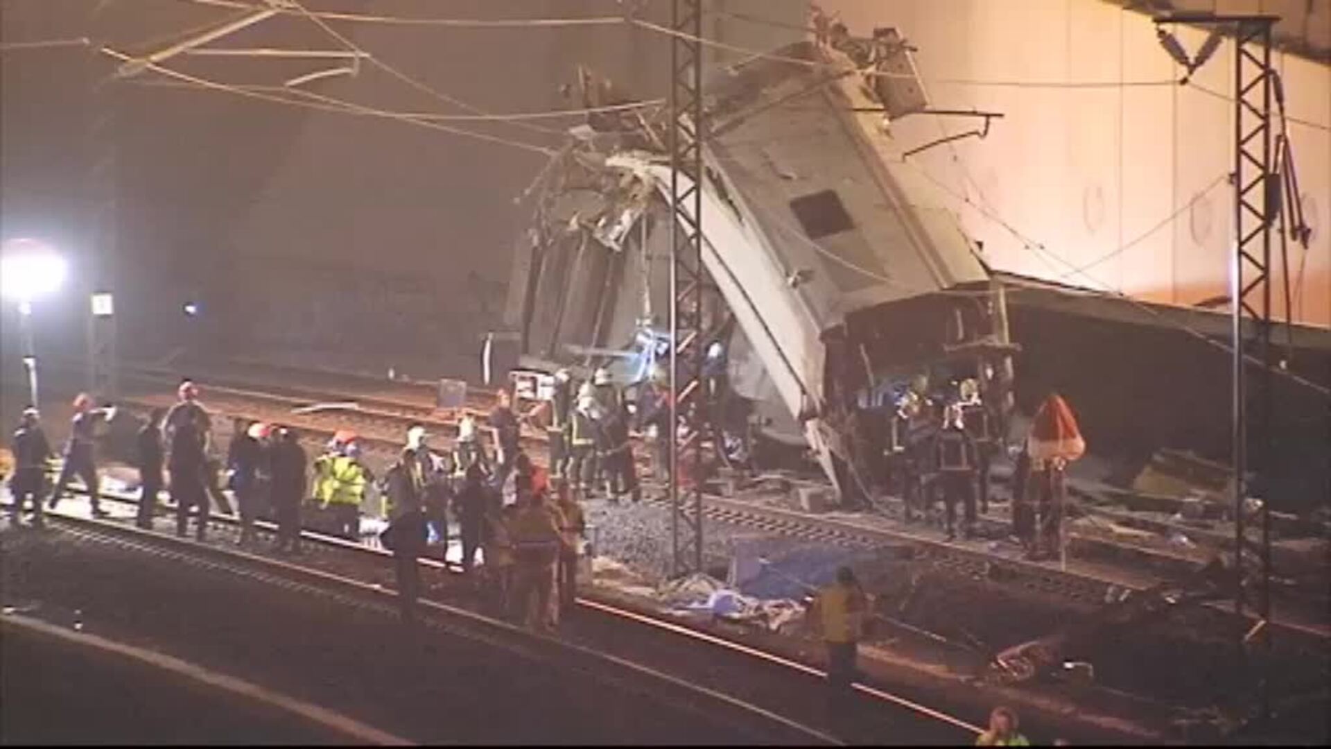 Borrando las averías del Alvia minutos después del accidente
