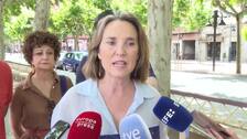 Cuca Gamarra asegura que el gobierno de Pedro Sánchez es "insostenible"