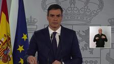 Pedro Sánchez comparece tras el Consejo de Ministros