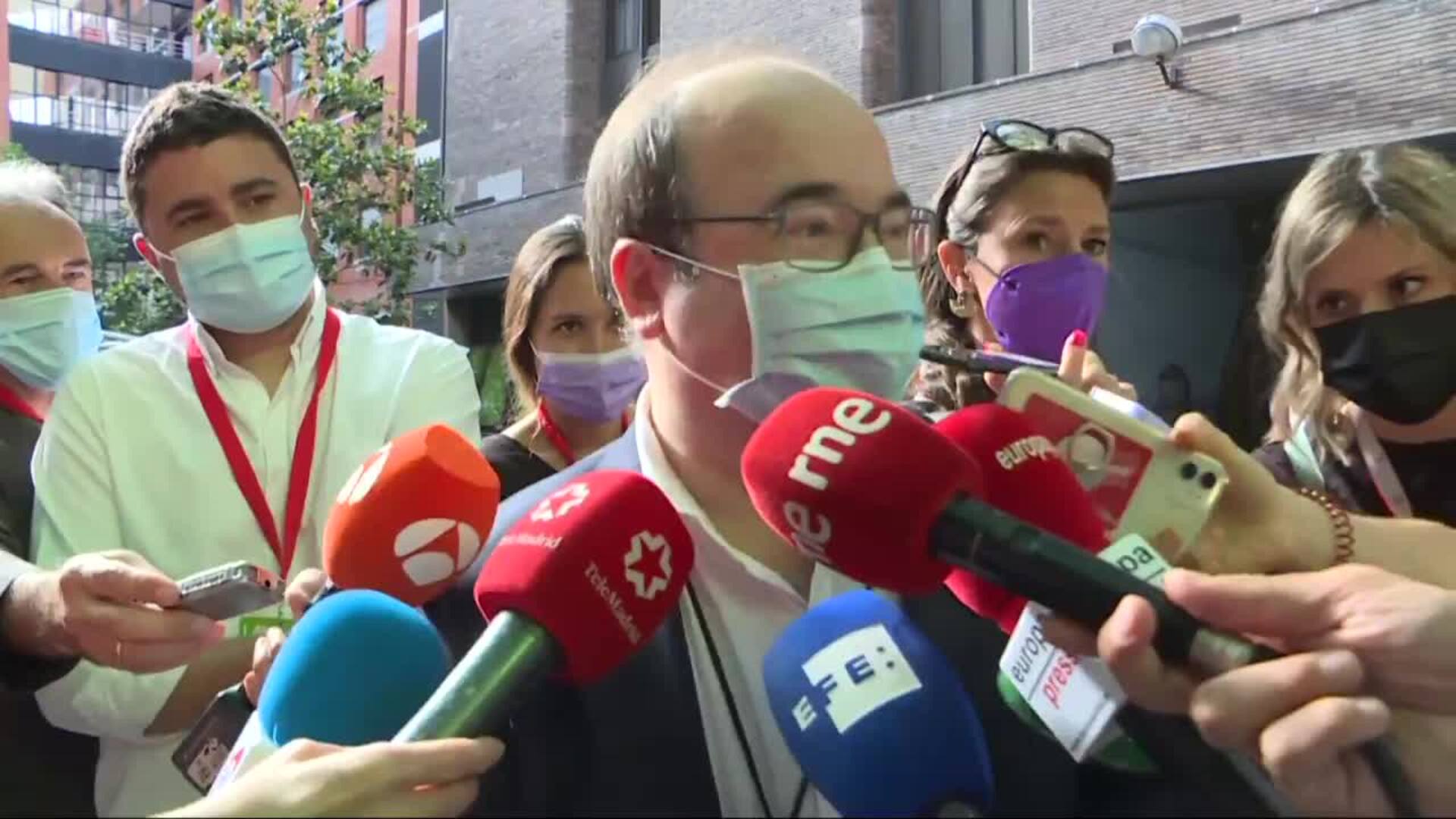 Iceta no aclara si habrá referéndum consultivo y defiende el &quot;reencuentro&quot;