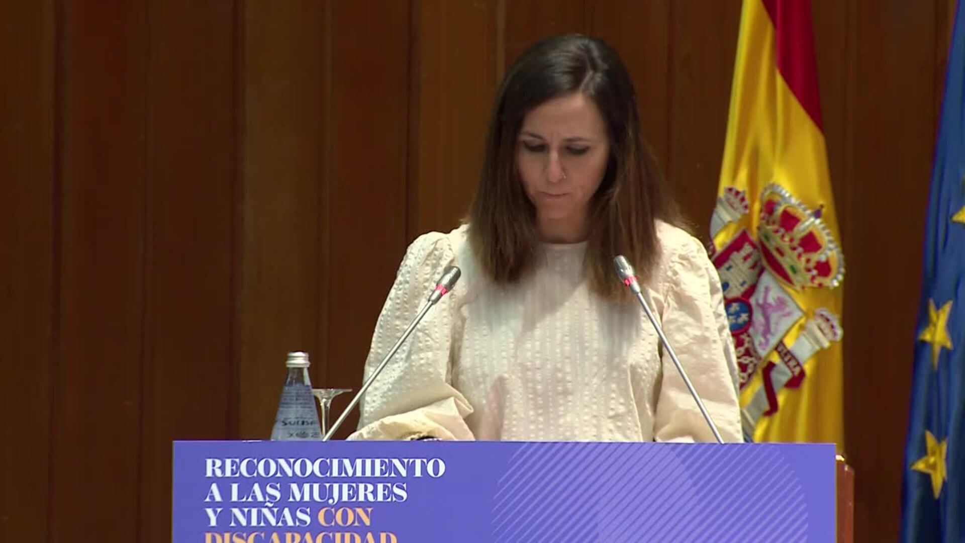 Belarra pide &quot;perdón&quot; a mujeres y niñas con discapacidad esterilizadas a la fuerza