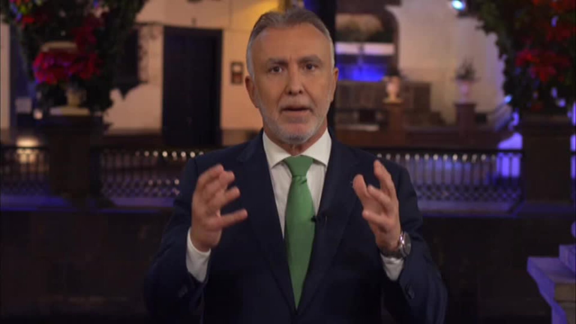 Ángel Víctor Torres expresa sus &quot;buenos deseos para afrontar juntos la reconstrucción de La Palma&quot; en su mensaje de Fin de Año