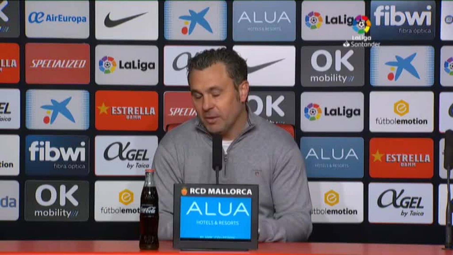 Sergio González critica los dos penaltis que dieron la victoria al Mallorca: &quot;Son de risa&quot;