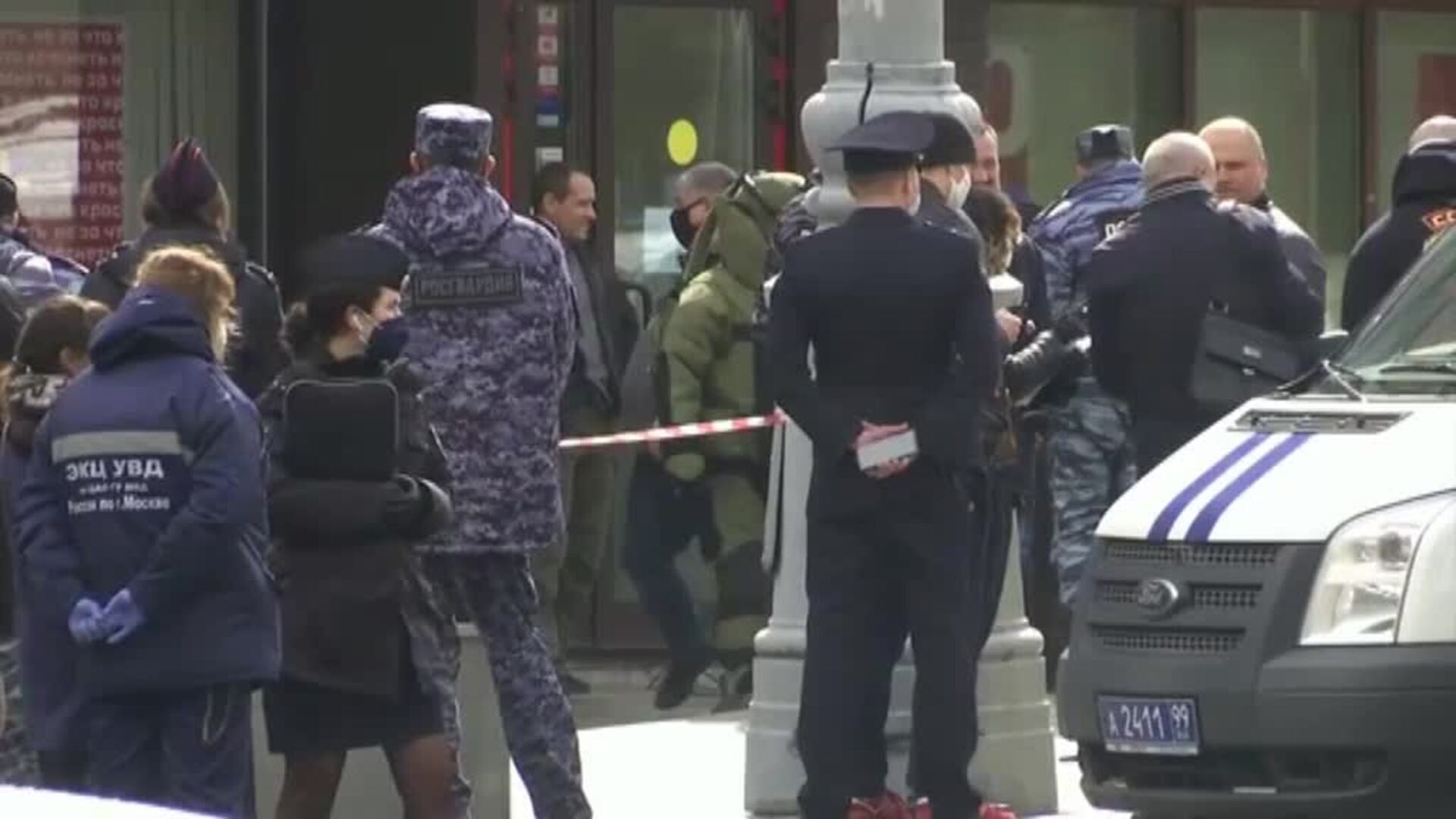 Detenido en Moscú por secuestrar a seis personas y amenazar con hacer explotar un banco