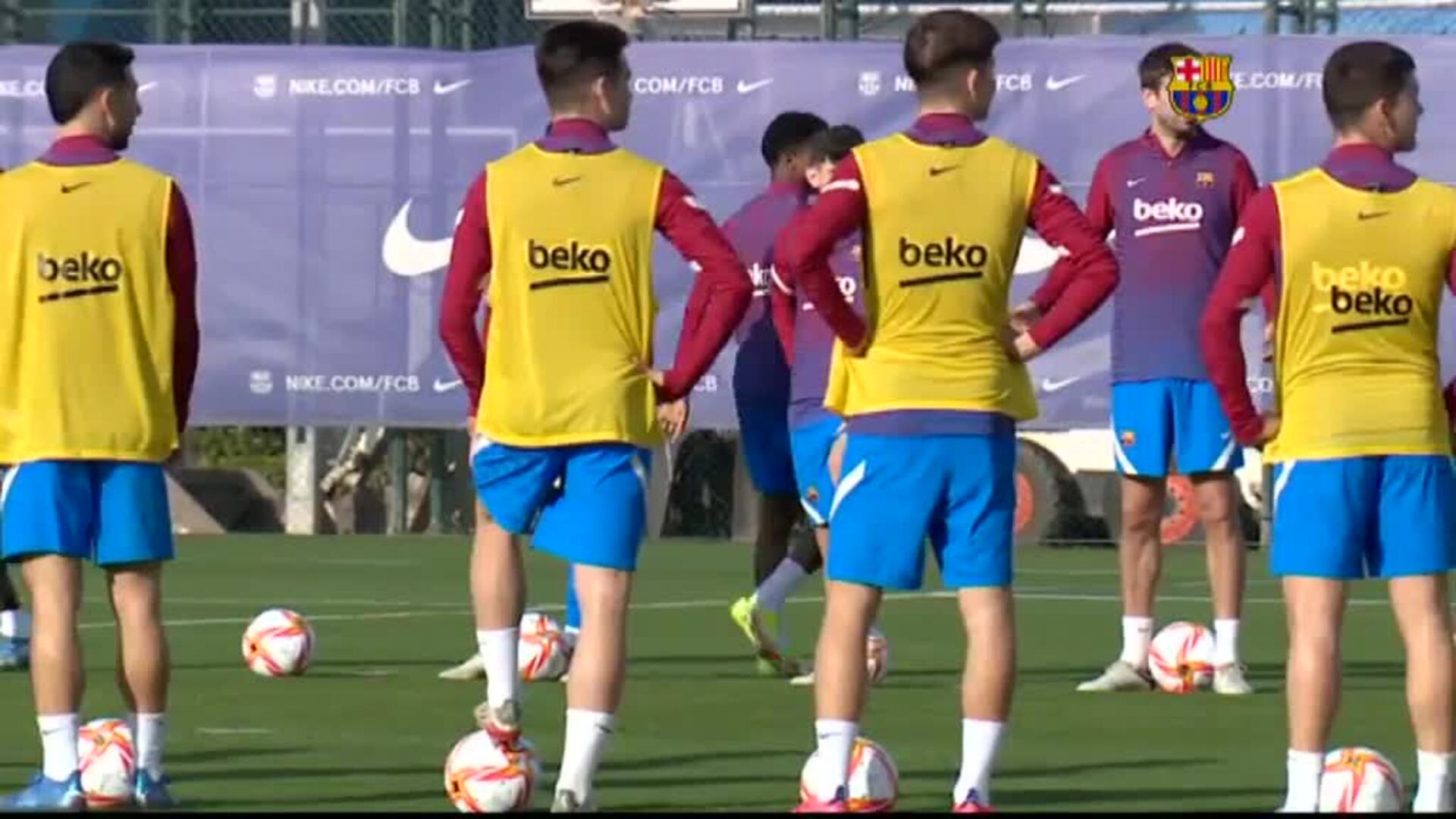 El Barcelona prepara su próximo encuentro de Copa del Rey